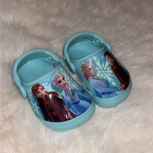 Toddler Frozen Crocs Brand New